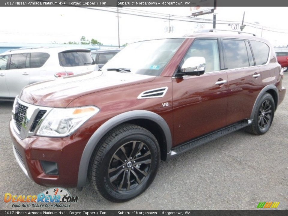 2017 Nissan Armada Platinum 4x4 Forged Copper / Tan Photo #8