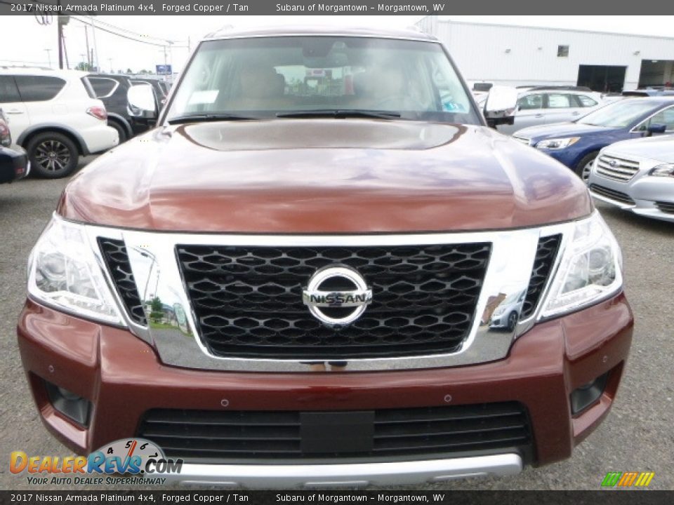 2017 Nissan Armada Platinum 4x4 Forged Copper / Tan Photo #9