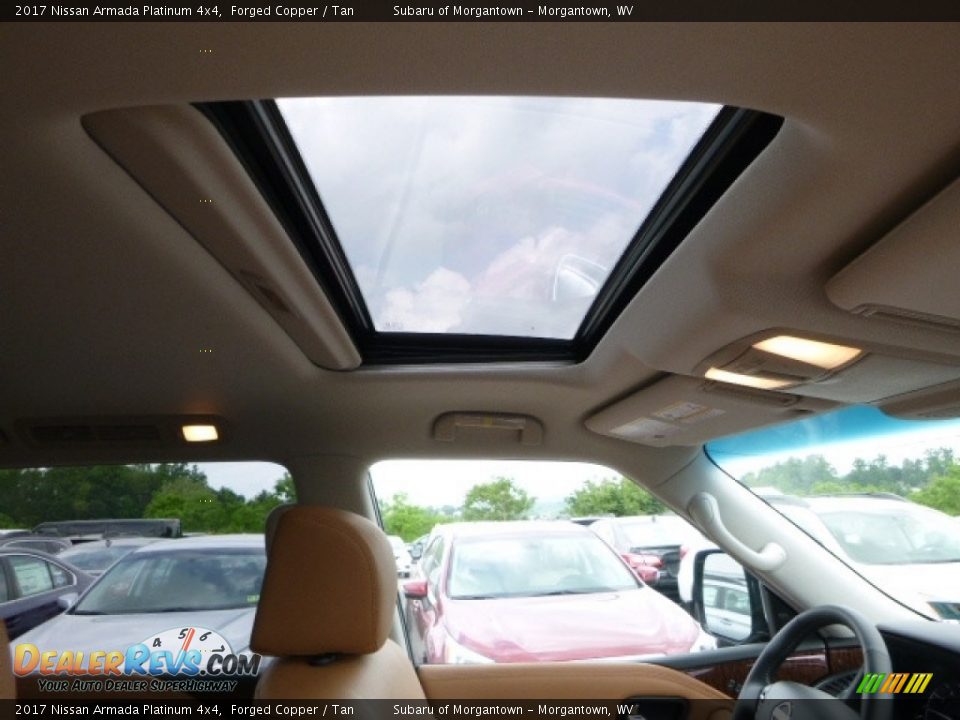 2017 Nissan Armada Platinum 4x4 Forged Copper / Tan Photo #11