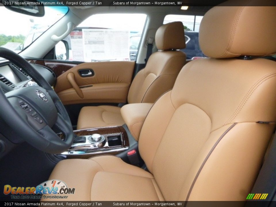 2017 Nissan Armada Platinum 4x4 Forged Copper / Tan Photo #15