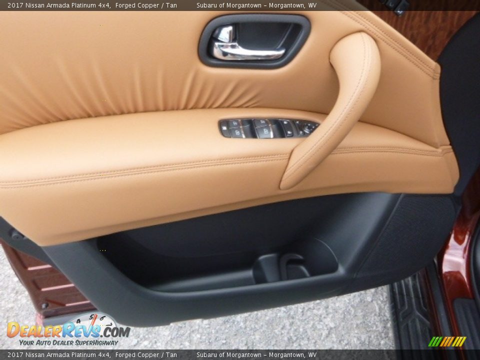 Door Panel of 2017 Nissan Armada Platinum 4x4 Photo #16