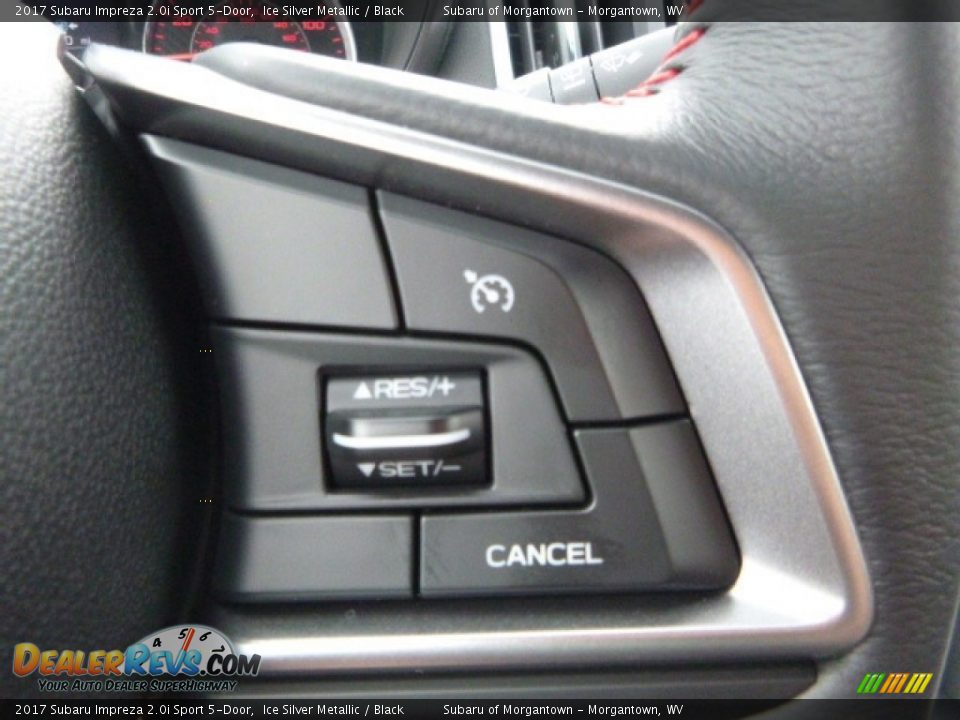2017 Subaru Impreza 2.0i Sport 5-Door Ice Silver Metallic / Black Photo #18