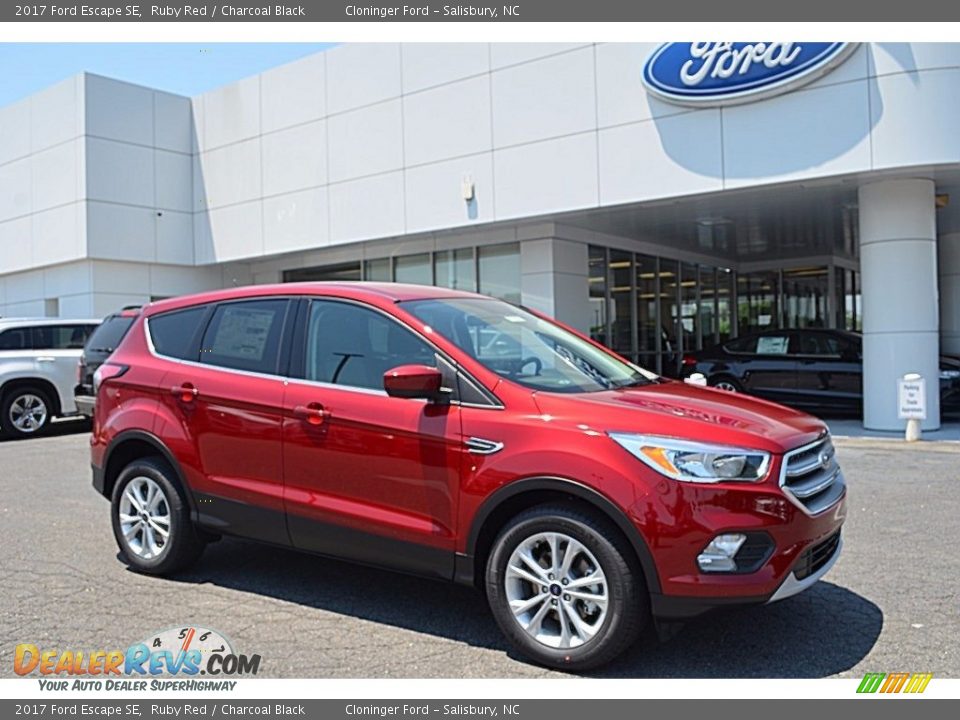 2017 Ford Escape SE Ruby Red / Charcoal Black Photo #1