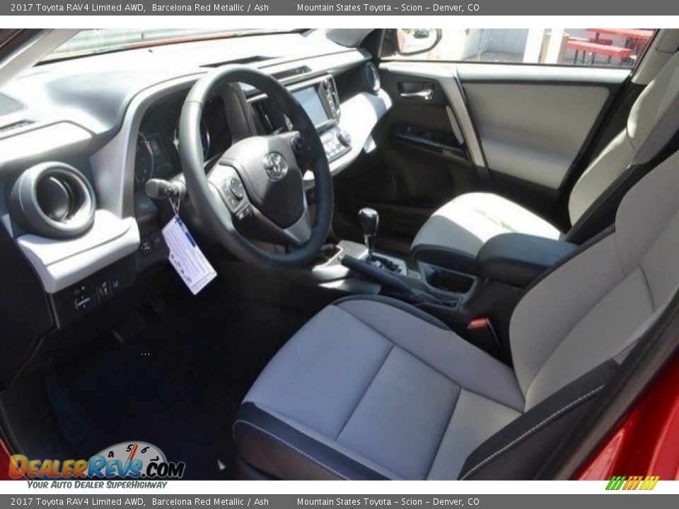 2017 Toyota RAV4 Limited AWD Barcelona Red Metallic / Ash Photo #5