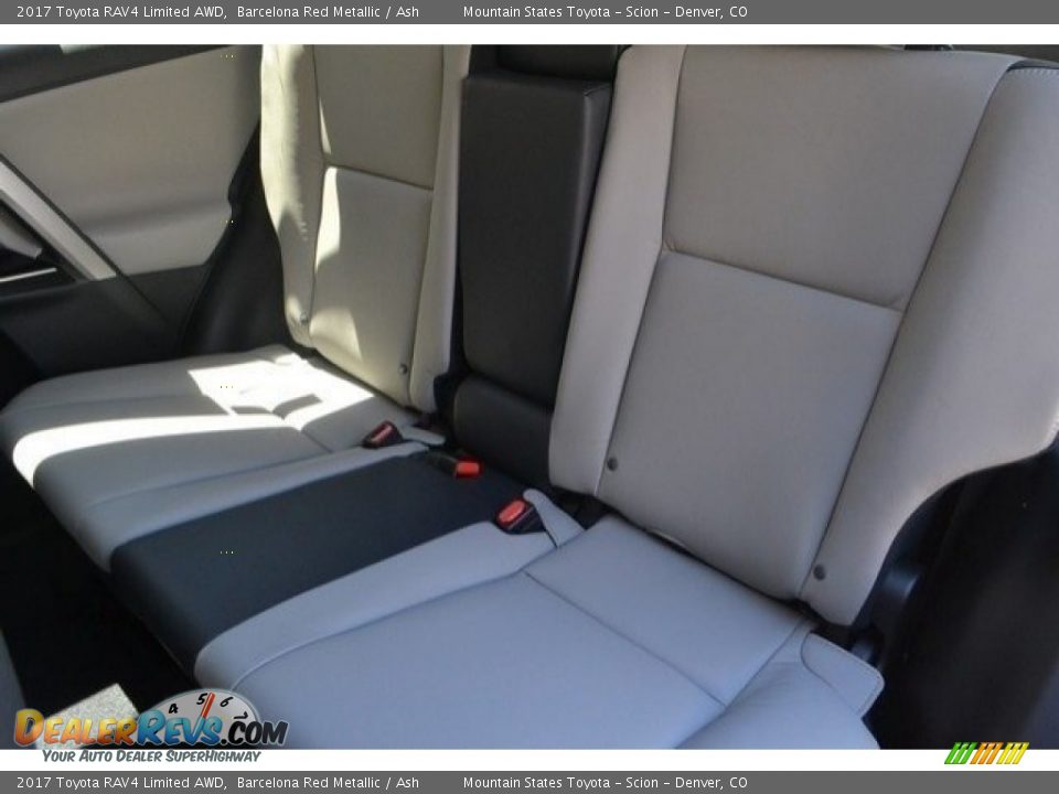 2017 Toyota RAV4 Limited AWD Barcelona Red Metallic / Ash Photo #7