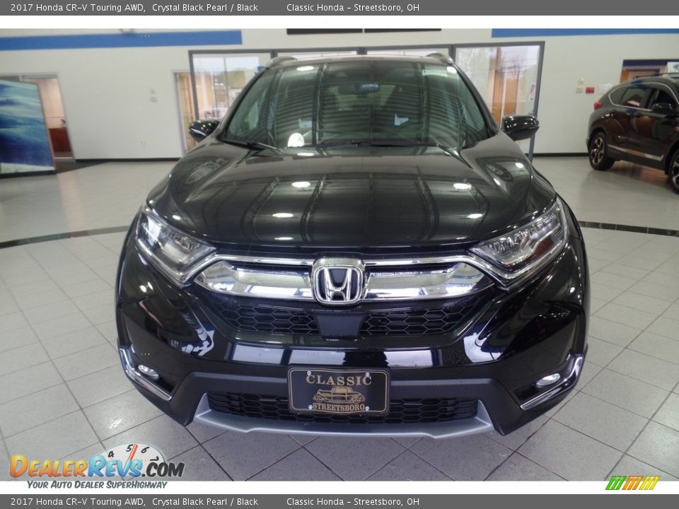 2017 Honda CR-V Touring AWD Crystal Black Pearl / Black Photo #3