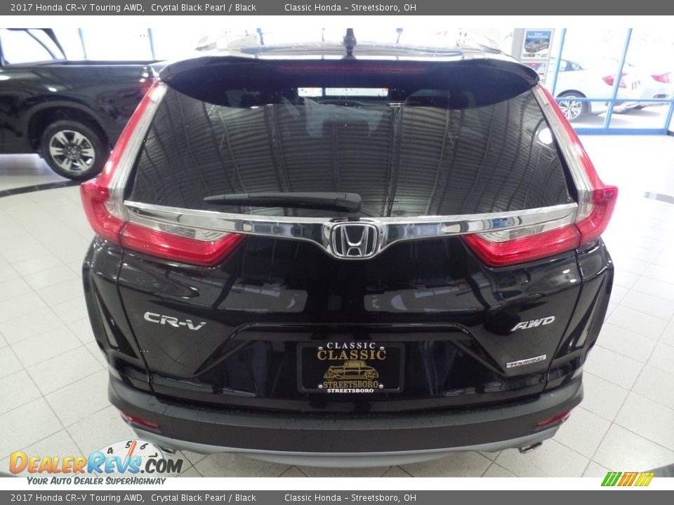2017 Honda CR-V Touring AWD Crystal Black Pearl / Black Photo #4