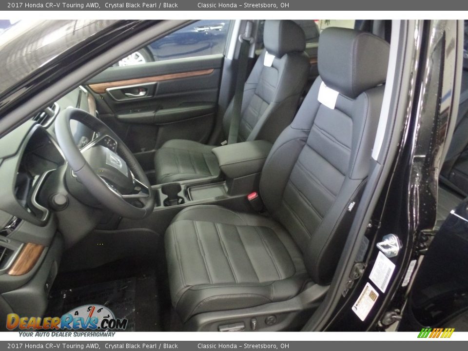 2017 Honda CR-V Touring AWD Crystal Black Pearl / Black Photo #8