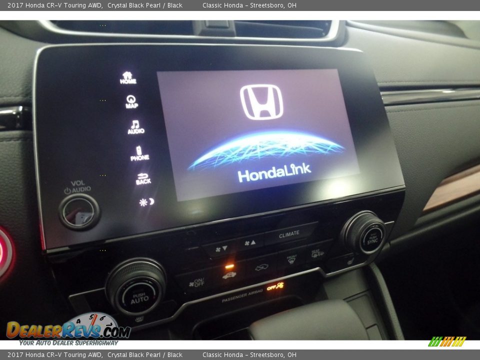 2017 Honda CR-V Touring AWD Crystal Black Pearl / Black Photo #11