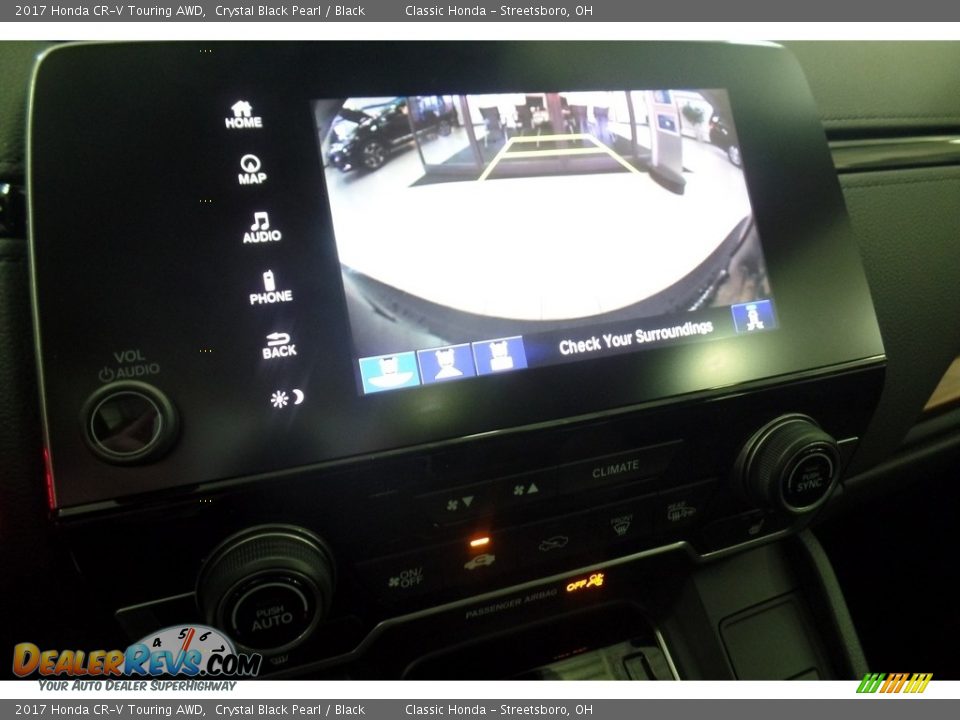 2017 Honda CR-V Touring AWD Crystal Black Pearl / Black Photo #12
