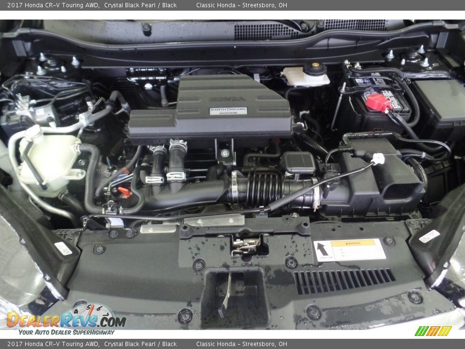 2017 Honda CR-V Touring AWD Crystal Black Pearl / Black Photo #15
