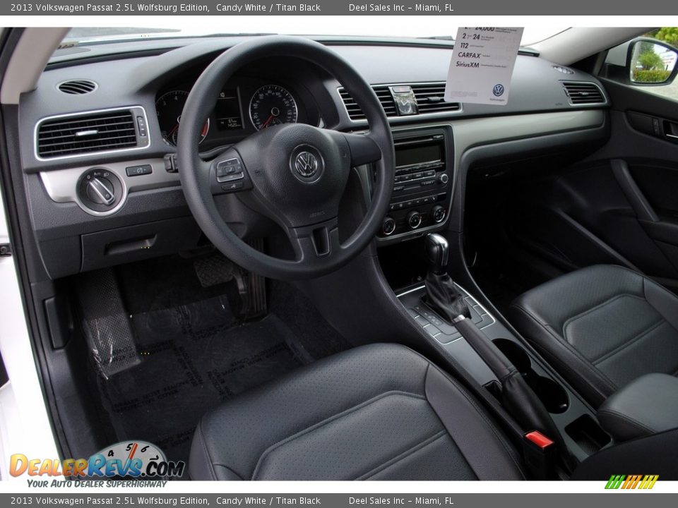 2013 Volkswagen Passat 2.5L Wolfsburg Edition Candy White / Titan Black Photo #15