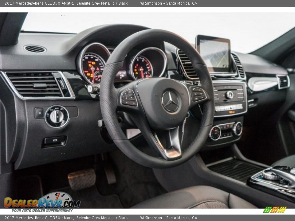 2017 Mercedes-Benz GLE 350 4Matic Selenite Grey Metallic / Black Photo #5