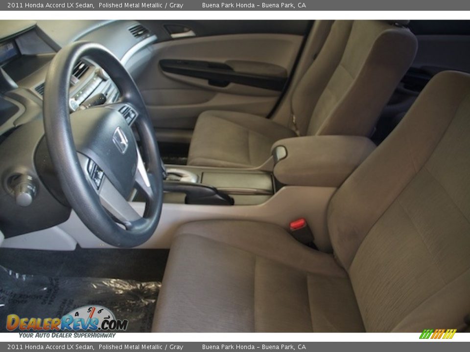 2011 Honda Accord LX Sedan Polished Metal Metallic / Gray Photo #3