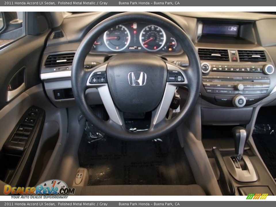 2011 Honda Accord LX Sedan Polished Metal Metallic / Gray Photo #5
