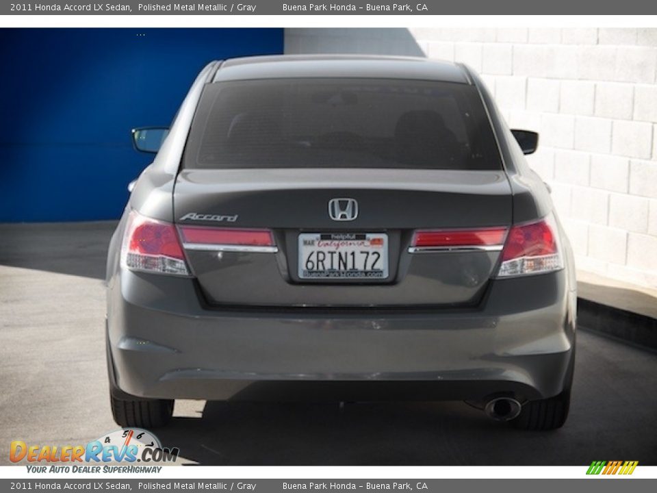 2011 Honda Accord LX Sedan Polished Metal Metallic / Gray Photo #9