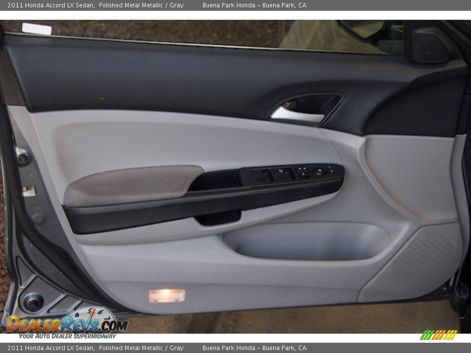 2011 Honda Accord LX Sedan Polished Metal Metallic / Gray Photo #19