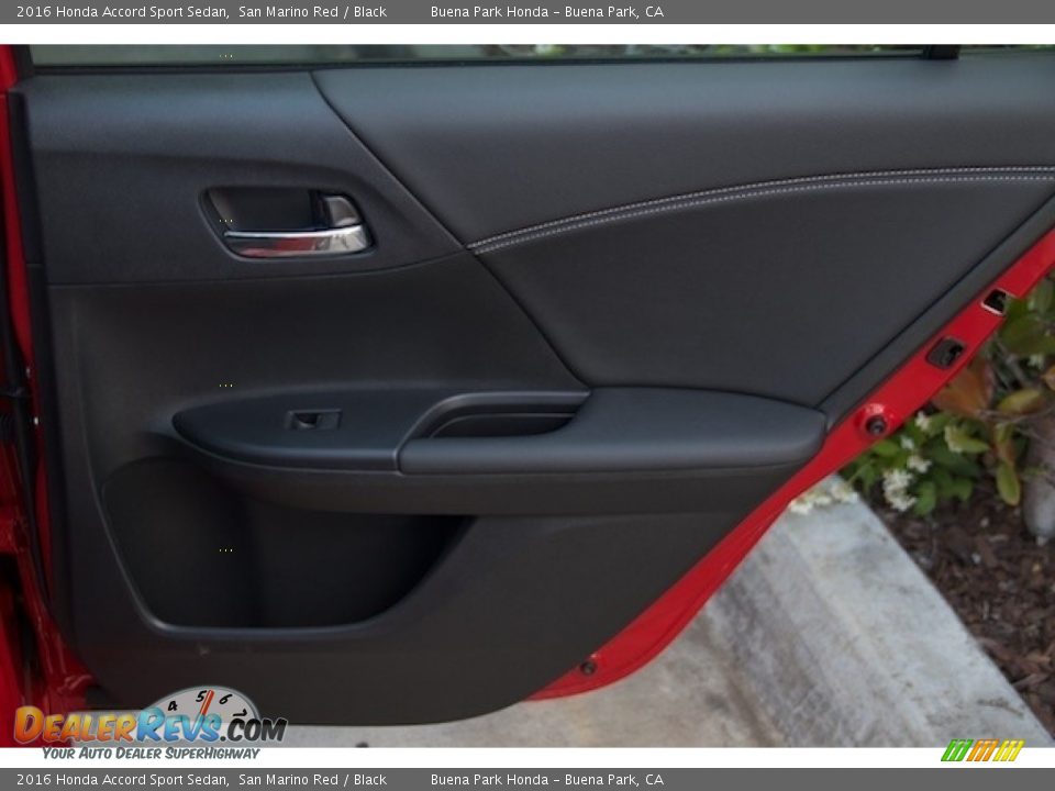 2016 Honda Accord Sport Sedan San Marino Red / Black Photo #23