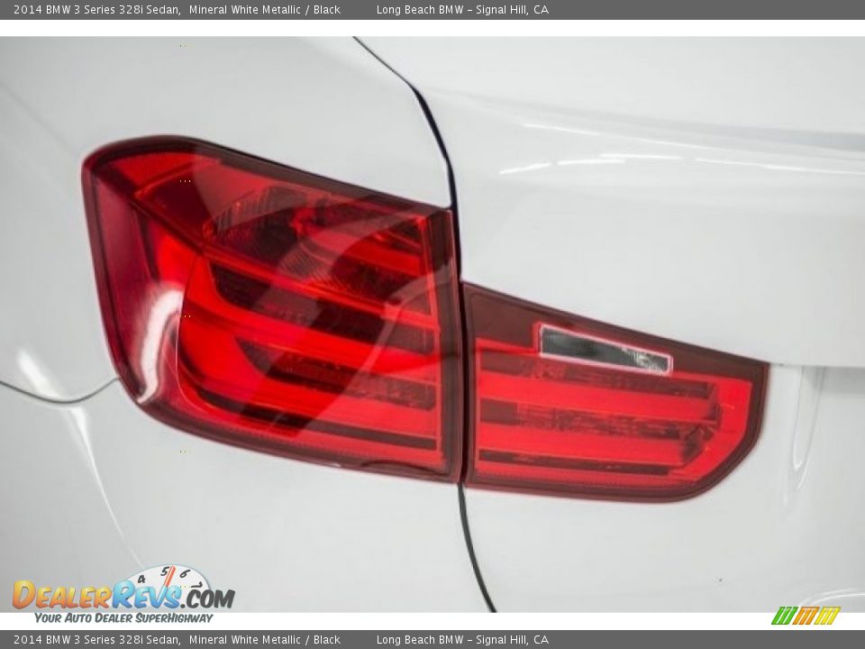 2014 BMW 3 Series 328i Sedan Mineral White Metallic / Black Photo #20