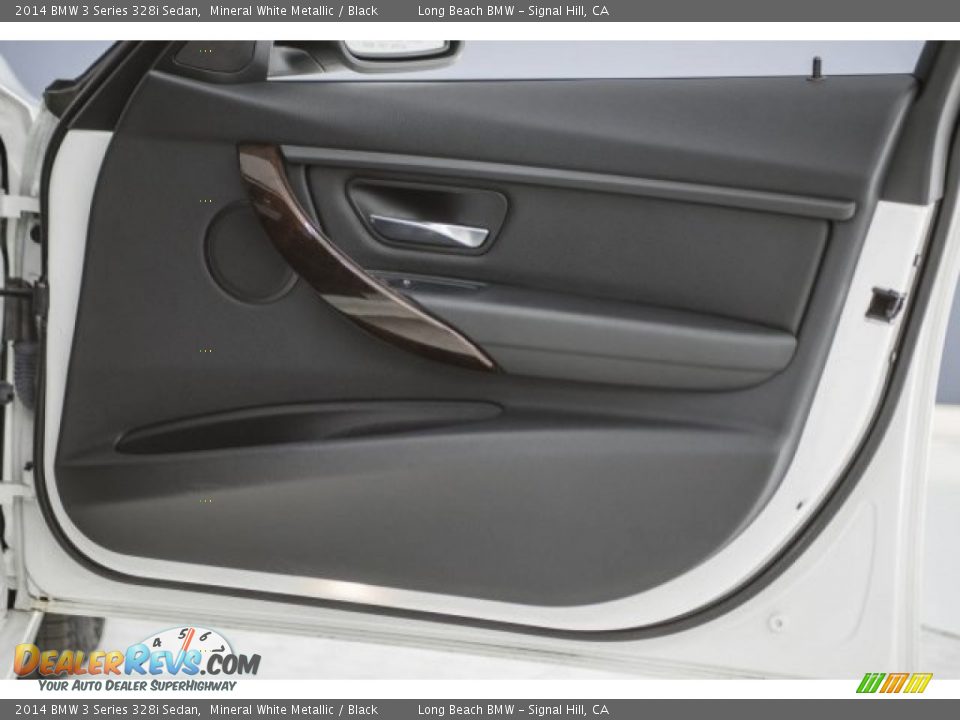 2014 BMW 3 Series 328i Sedan Mineral White Metallic / Black Photo #23