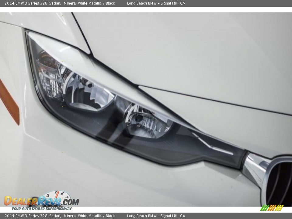 2014 BMW 3 Series 328i Sedan Mineral White Metallic / Black Photo #25