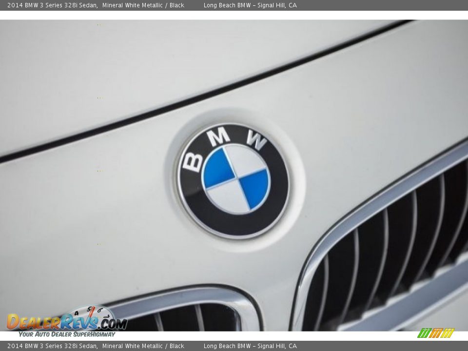 2014 BMW 3 Series 328i Sedan Mineral White Metallic / Black Photo #26