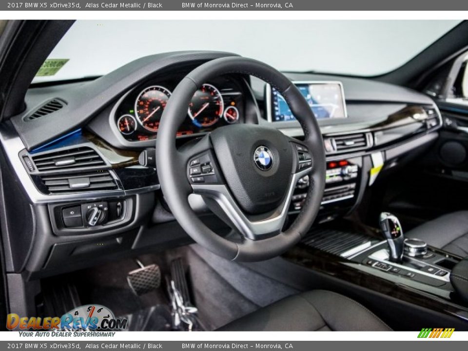 2017 BMW X5 xDrive35d Atlas Cedar Metallic / Black Photo #5