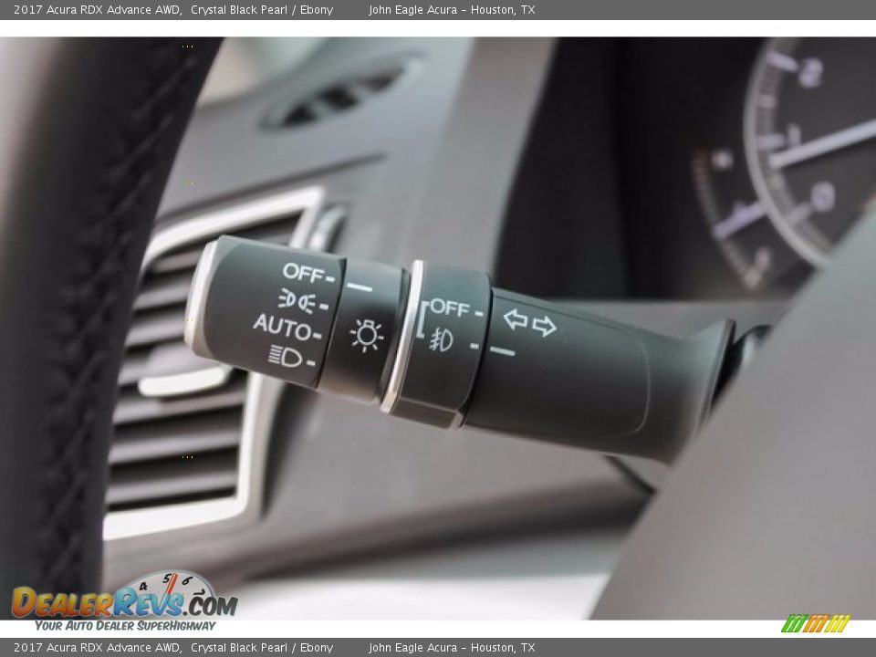 2017 Acura RDX Advance AWD Crystal Black Pearl / Ebony Photo #35
