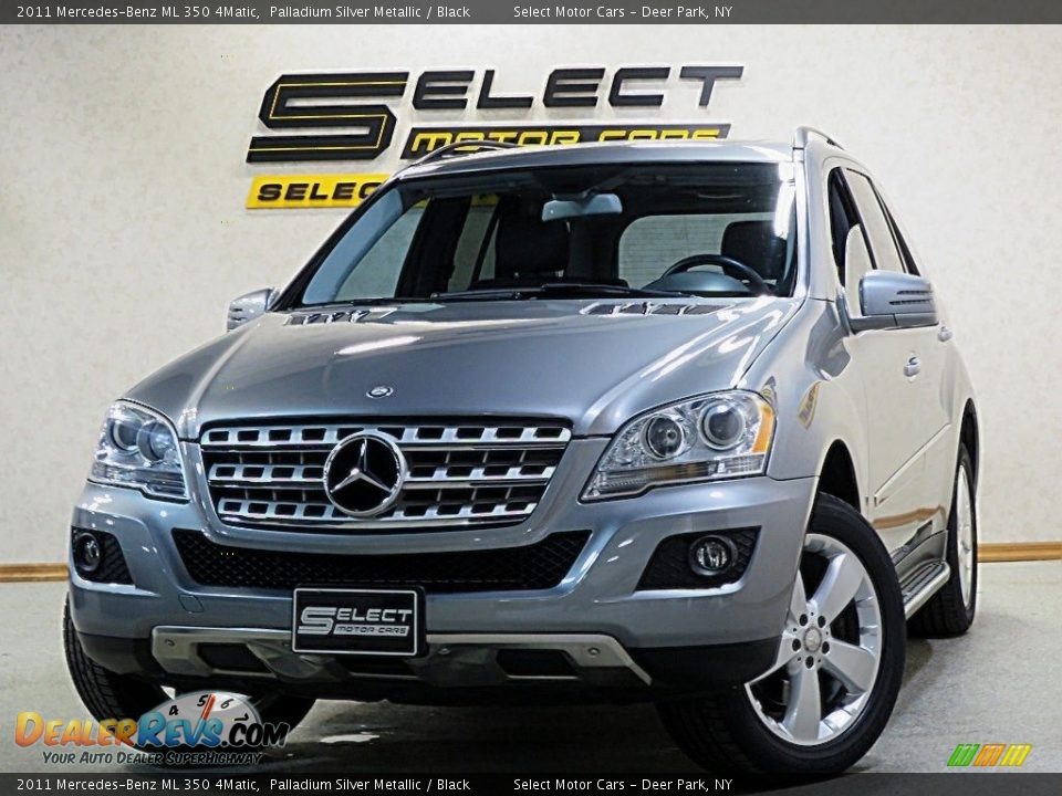 2011 Mercedes-Benz ML 350 4Matic Palladium Silver Metallic / Black Photo #1