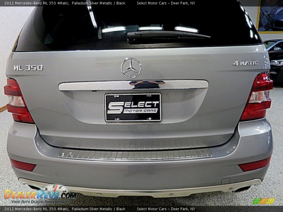 2011 Mercedes-Benz ML 350 4Matic Palladium Silver Metallic / Black Photo #7