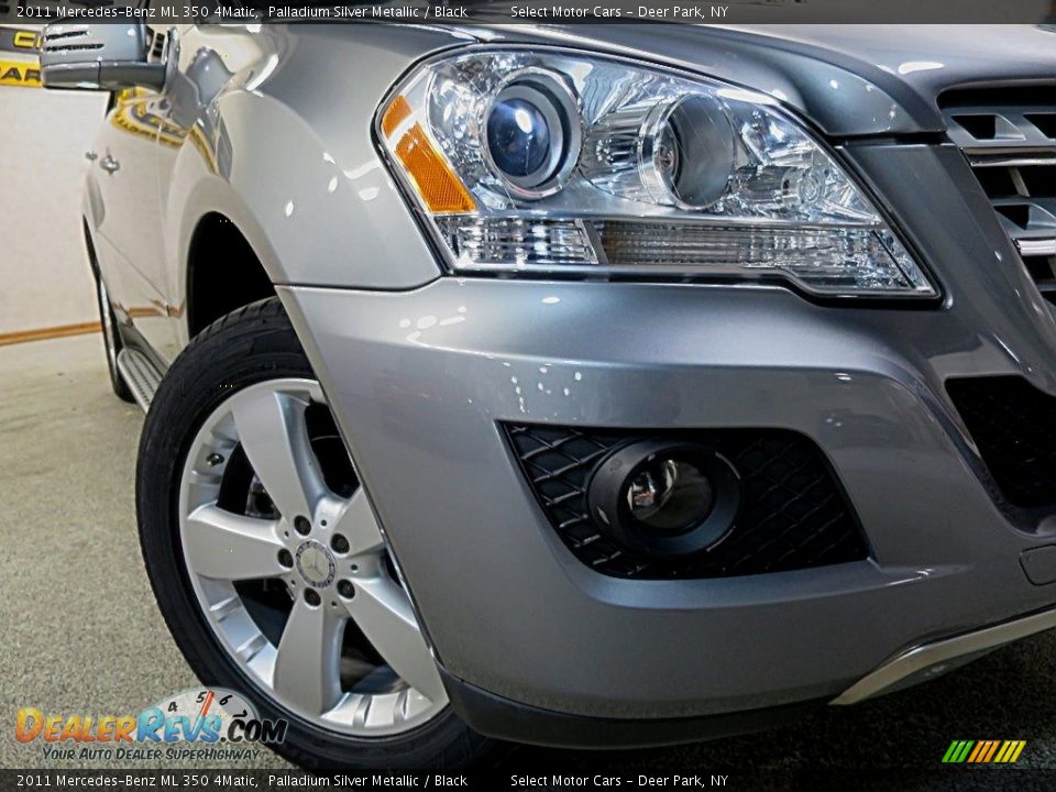 2011 Mercedes-Benz ML 350 4Matic Palladium Silver Metallic / Black Photo #8