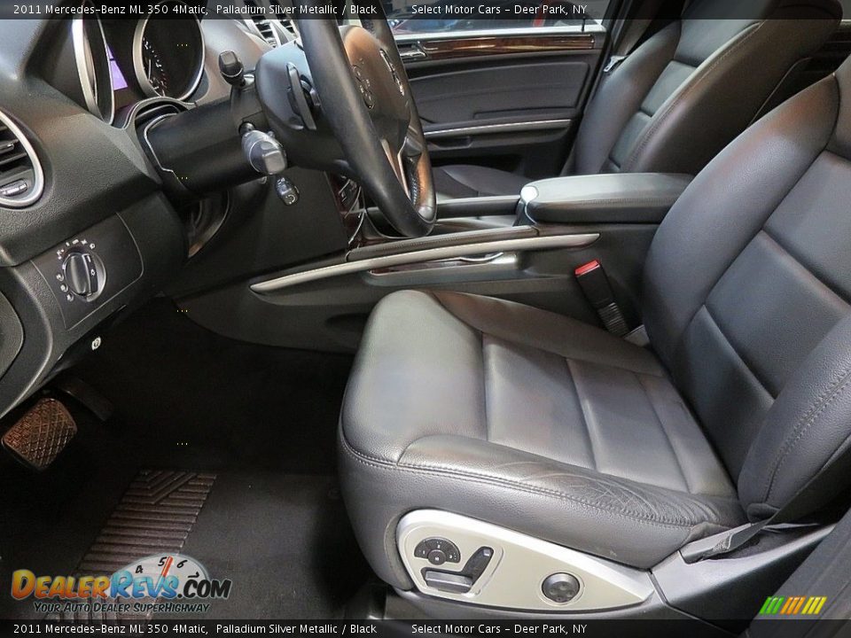 2011 Mercedes-Benz ML 350 4Matic Palladium Silver Metallic / Black Photo #12