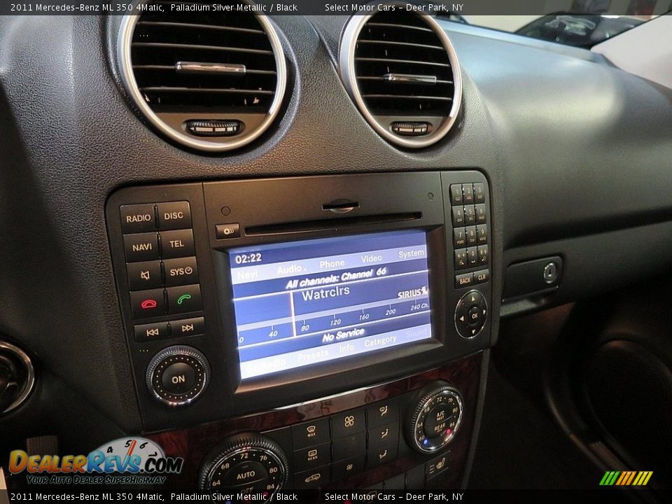 2011 Mercedes-Benz ML 350 4Matic Palladium Silver Metallic / Black Photo #21
