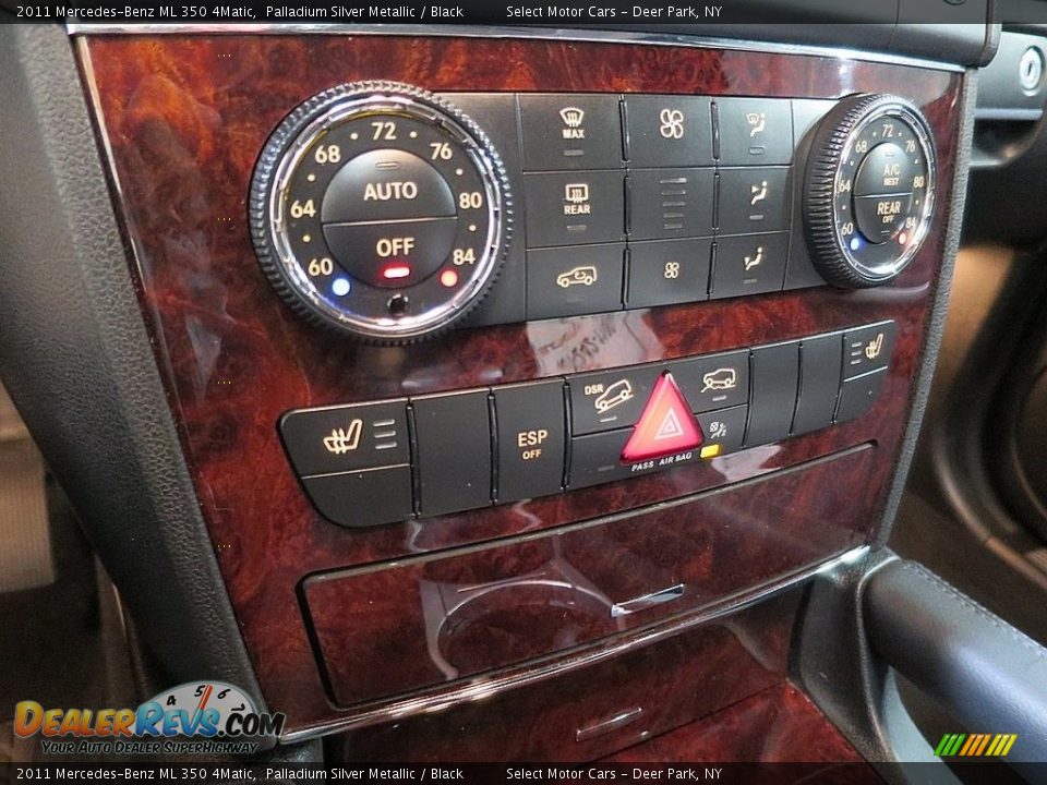 2011 Mercedes-Benz ML 350 4Matic Palladium Silver Metallic / Black Photo #22