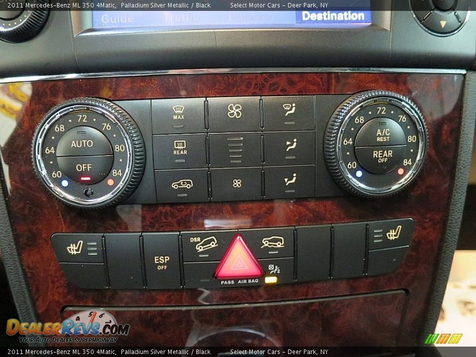 2011 Mercedes-Benz ML 350 4Matic Palladium Silver Metallic / Black Photo #23