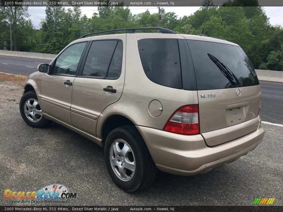 2003 Mercedes-Benz ML 350 4Matic Desert Silver Metallic / Java Photo #5