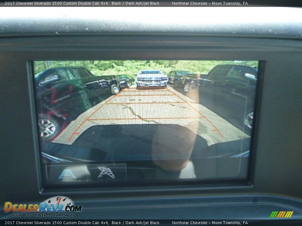 2017 Chevrolet Silverado 1500 Custom Double Cab 4x4 Black / Dark Ash/Jet Black Photo #20