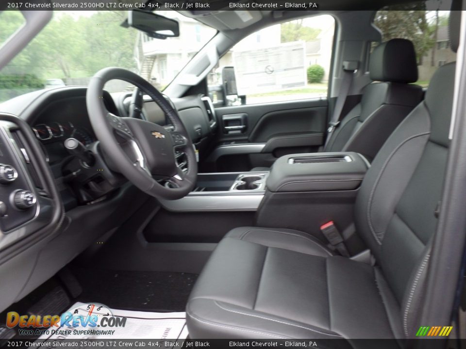 2017 Chevrolet Silverado 2500HD LTZ Crew Cab 4x4 Black / Jet Black Photo #20