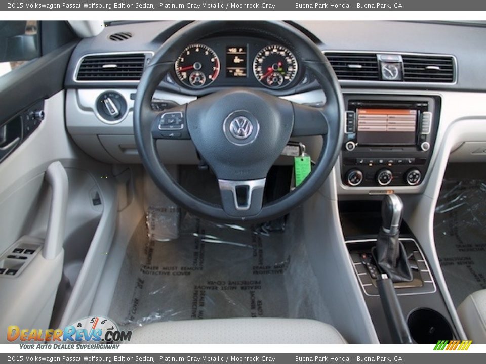 2015 Volkswagen Passat Wolfsburg Edition Sedan Platinum Gray Metallic / Moonrock Gray Photo #5
