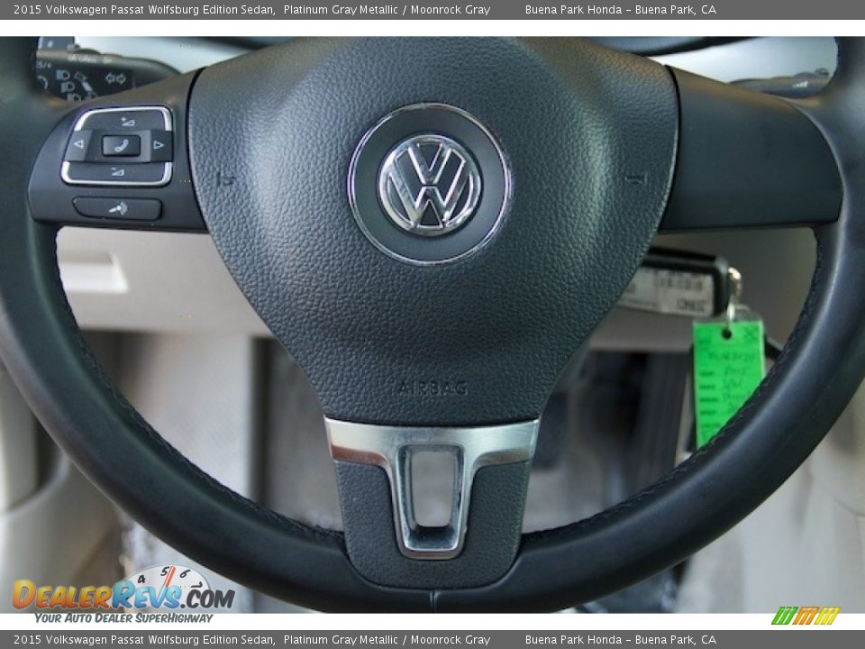 2015 Volkswagen Passat Wolfsburg Edition Sedan Platinum Gray Metallic / Moonrock Gray Photo #11