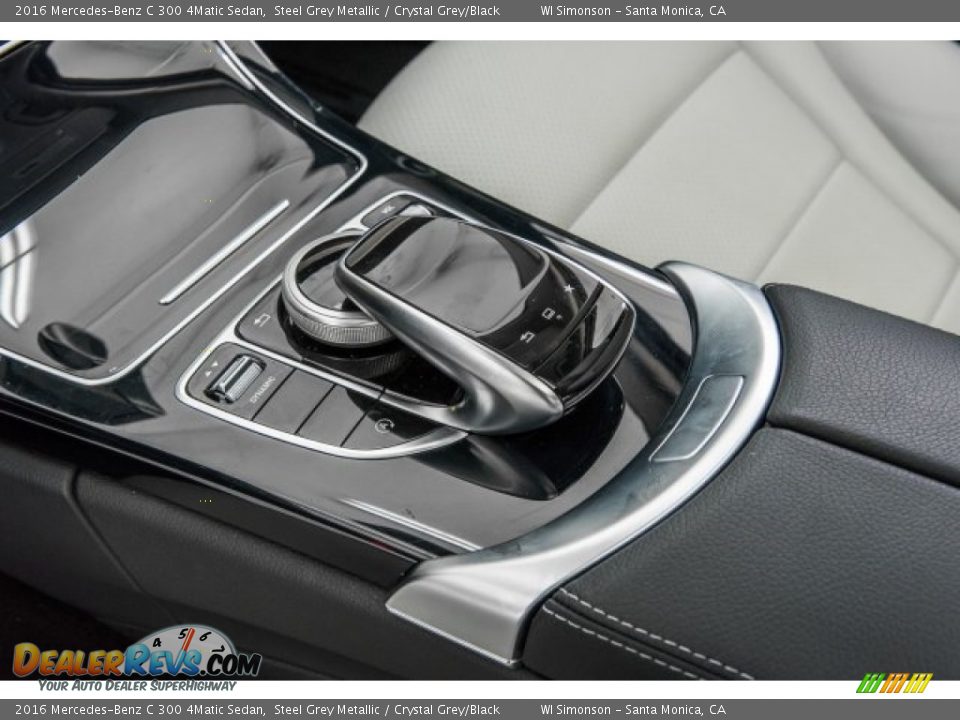 2016 Mercedes-Benz C 300 4Matic Sedan Steel Grey Metallic / Crystal Grey/Black Photo #20