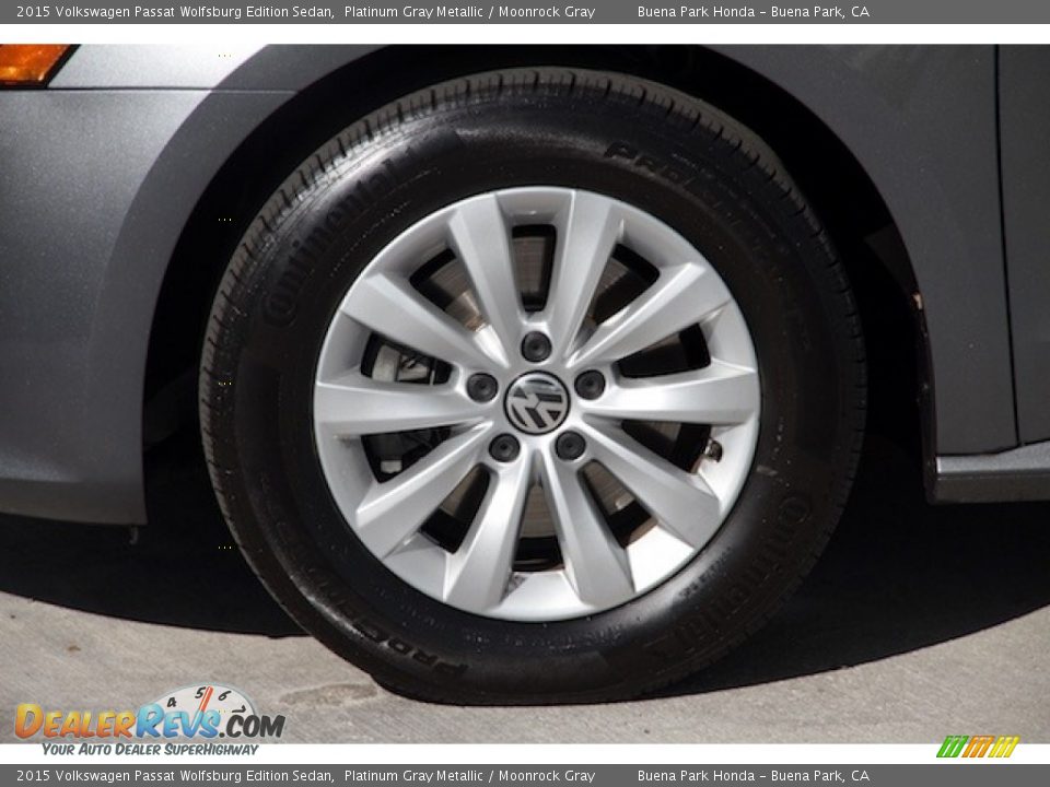 2015 Volkswagen Passat Wolfsburg Edition Sedan Platinum Gray Metallic / Moonrock Gray Photo #26