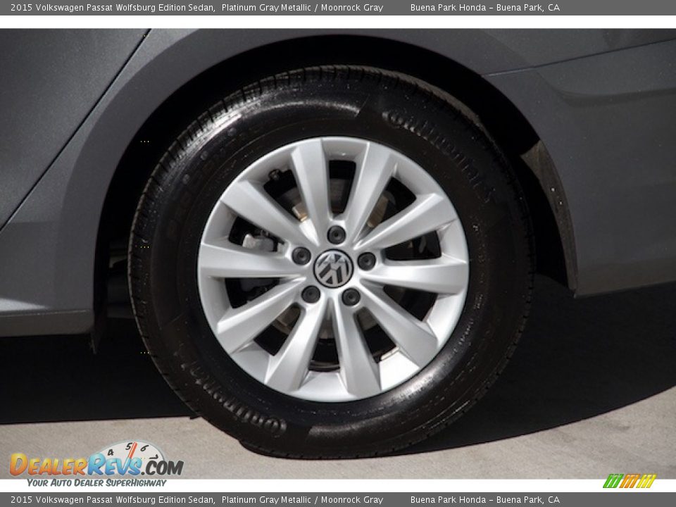2015 Volkswagen Passat Wolfsburg Edition Sedan Platinum Gray Metallic / Moonrock Gray Photo #27
