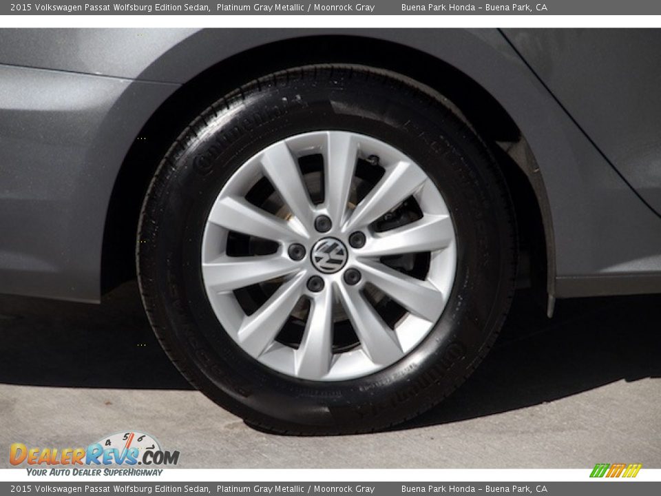 2015 Volkswagen Passat Wolfsburg Edition Sedan Platinum Gray Metallic / Moonrock Gray Photo #28