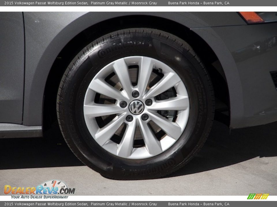 2015 Volkswagen Passat Wolfsburg Edition Sedan Platinum Gray Metallic / Moonrock Gray Photo #29