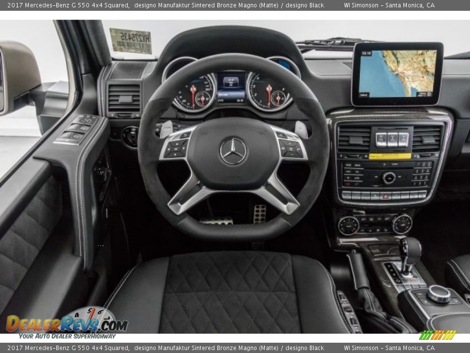 Dashboard of 2017 Mercedes-Benz G 550 4x4 Squared Photo #4