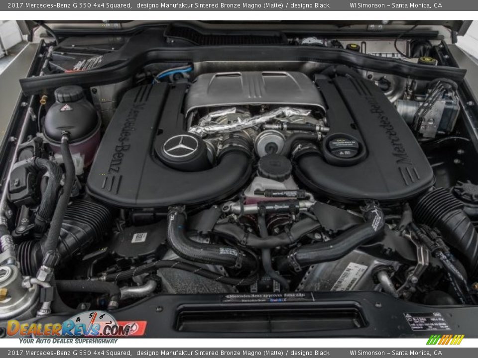2017 Mercedes-Benz G 550 4x4 Squared 4.0 Liter DI biturbo DOHC 32-Valve VVT V8 Engine Photo #9