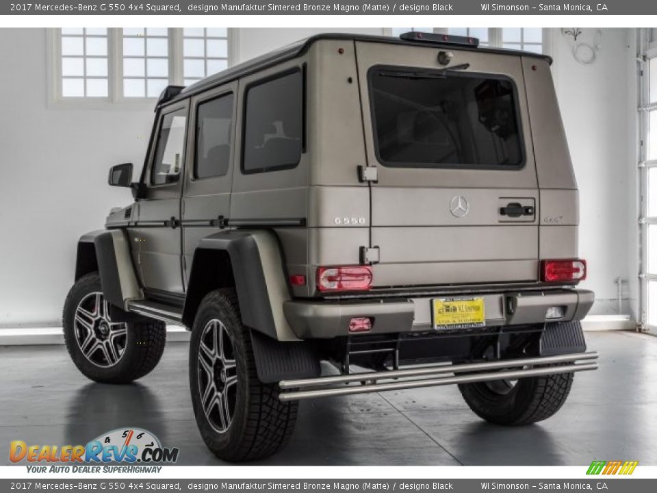 2017 Mercedes-Benz G 550 4x4 Squared designo Manufaktur Sintered Bronze Magno (Matte) / designo Black Photo #10