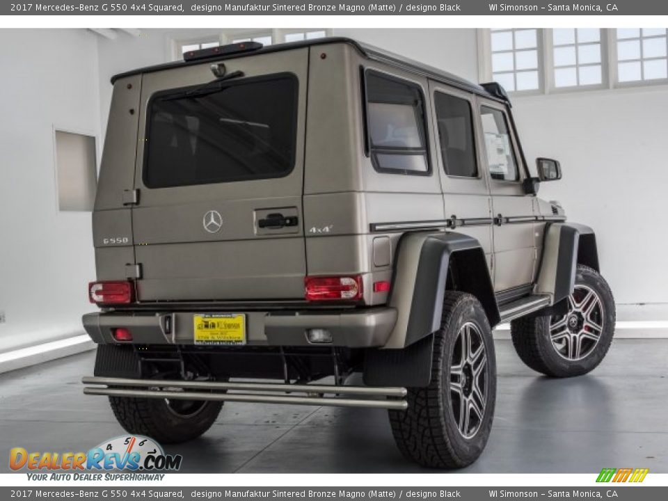 2017 Mercedes-Benz G 550 4x4 Squared designo Manufaktur Sintered Bronze Magno (Matte) / designo Black Photo #15