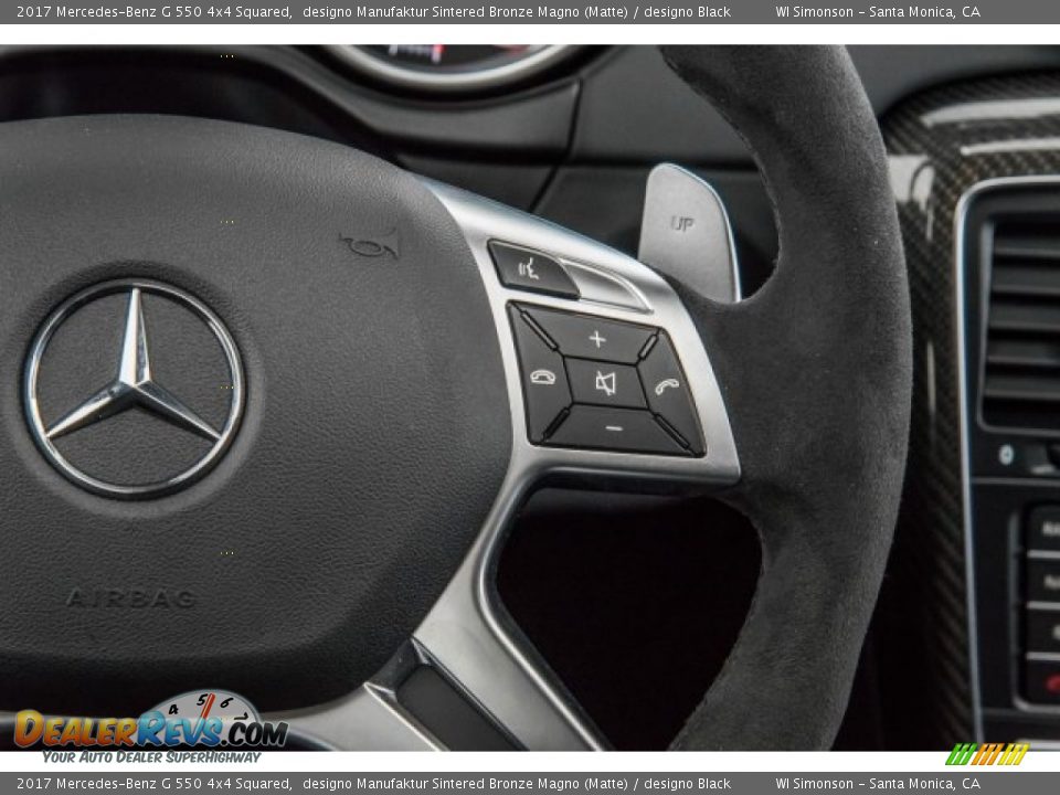 2017 Mercedes-Benz G 550 4x4 Squared designo Manufaktur Sintered Bronze Magno (Matte) / designo Black Photo #17